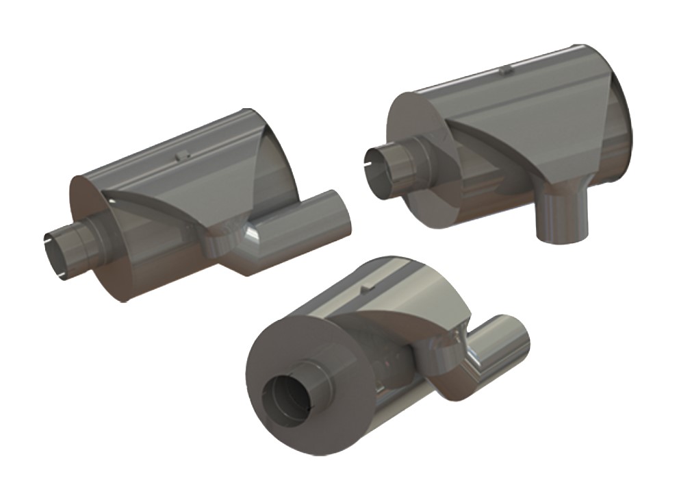 Blower Exhaust Silencers Cowl® Spiral Silencer