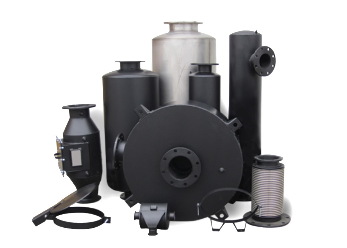 Blower Exhaust Silencers Cowl® Spiral Silencer